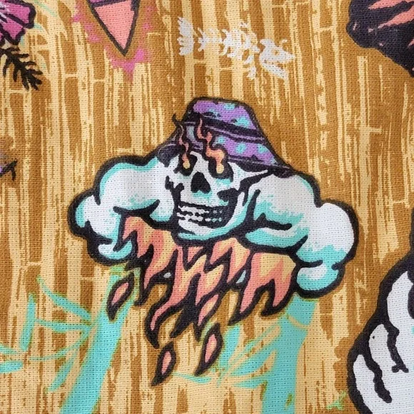 Scout Italy Cinch Drawstring Backpack Psychedelic Ocean Narwhal Squid Pool Bag - Picture 13 of 15